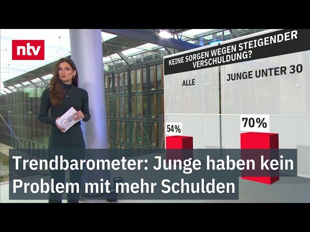 Trendbarometer: Junge haben kein Problem mit mehr Schulden