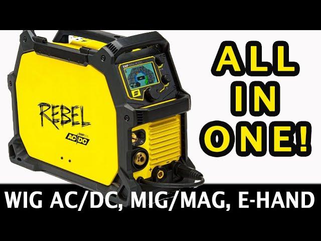 Kann ein Schweißgerät wirklich alles? ESAB REBEL EMP 205 AC/DC im Test