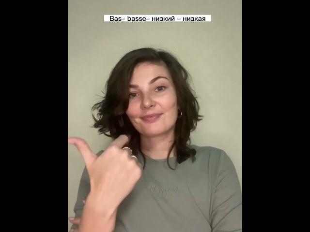 французские прилагательные исключения