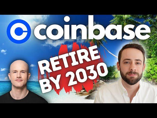 Retire off COINBASE Stock by 2030 (How Many Shares?)