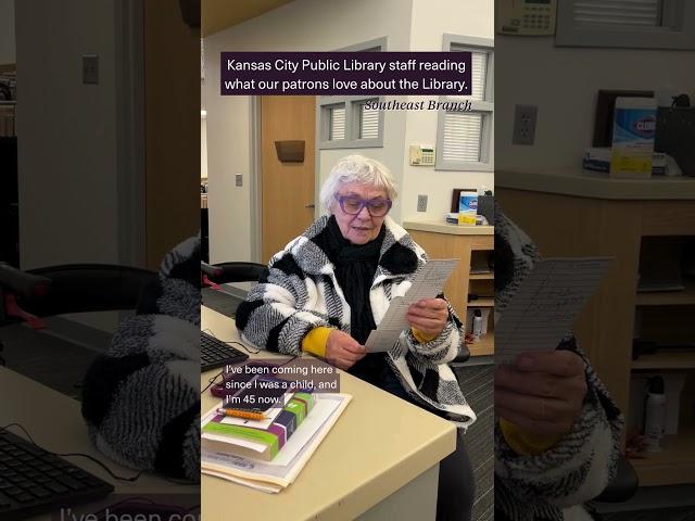 A few notes read by our staff from their patrons.  Stay tuned for part two for more Library love!
