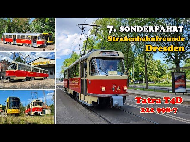 Straßenbahn Dresden - 7. Tatra Sonderfahrt der Straßenbahnfreunde Dresden (12.05.2024)