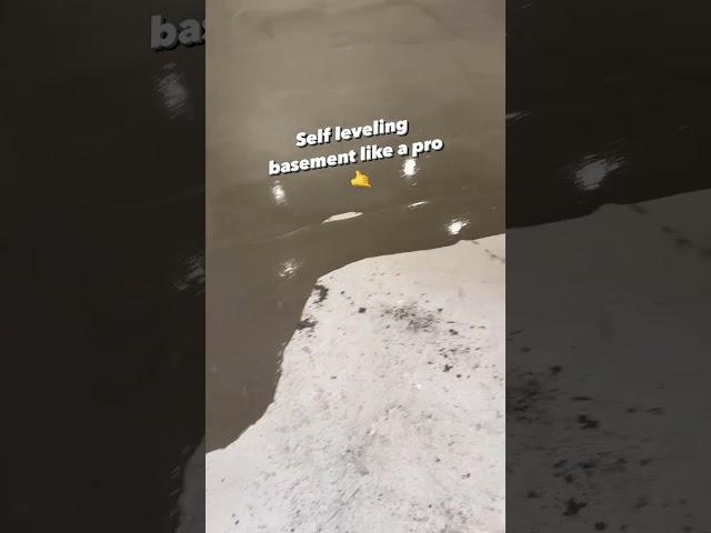 Self leveling un-even basement floor like a pro! 