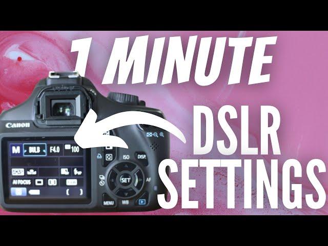 DSLR Camera Settings You MUST KNOW For Astrophotography - Beginners Tutorial