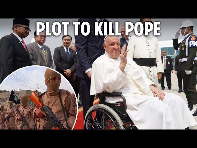 Terror plot to kill Pope Francis on visit to Indonesia uncovered as 7 'ISIS' suspects arrested