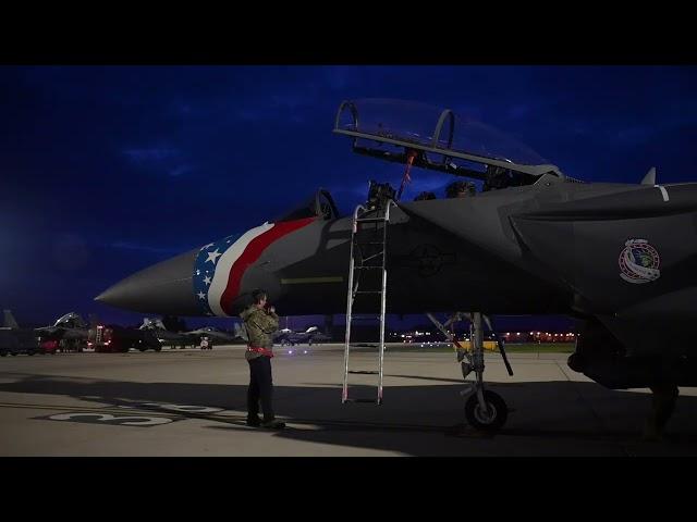 The 48th Fighter Wing conducts night operations at Royal Air Force