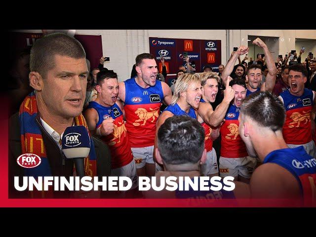 The scarf is back! Browny STOKED about the Lions’ return to the Grand Final I Fox Footy