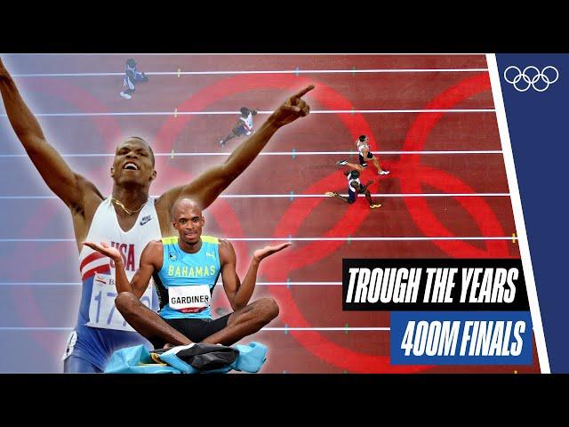 Men's 400m finals through the years! ‍️