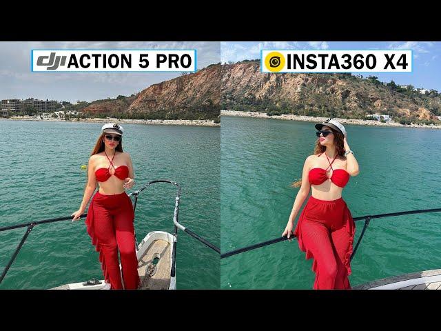 DJI Action 5 Pro Vs Insta360 X4 Camera Test Comparison