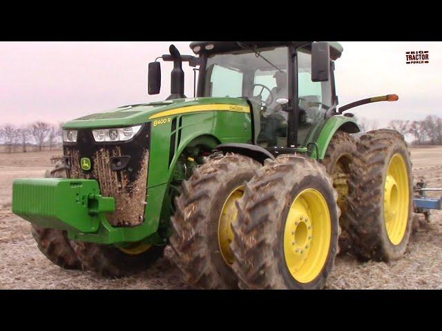 JOHN DEERE 8400R Tractor In-Line Ripping