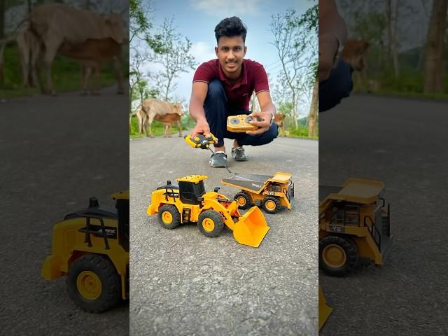 Unboxing RC Dumper Truck and Bulldozer