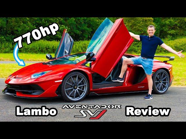 Lamborghini Aventador SVJ review - 0-60mph, 1/4-mile & brake test!