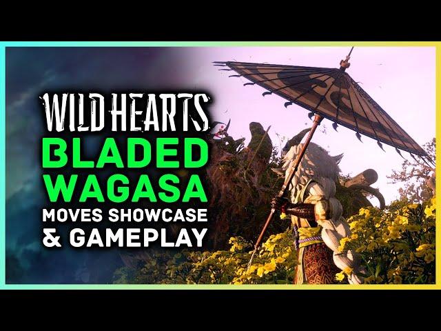 Wild Hearts - Bladed Wagasa Weapon Preview & Moves Showcase Gameplay