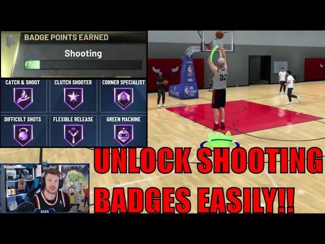 SUPER Easy Way To Get Shooting Badges Fast In 2k20 - 2K20 HOF SHOOTING BADGES