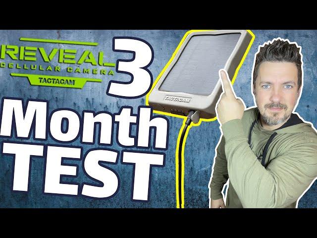 Tactacam Reveal External Solar Panel 3 Month Test. Will it Last Your Entire Hunting Season?