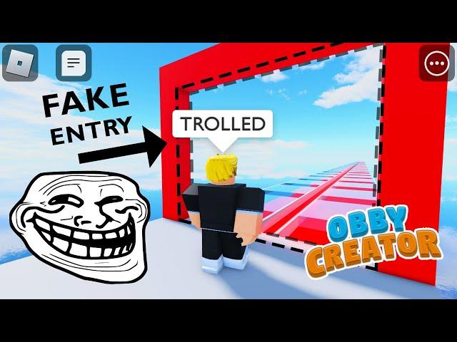 ROBLOX Troll Obby: Ultimate Trolling Collection (FUNNY MOMENTS) Obby Creator #3