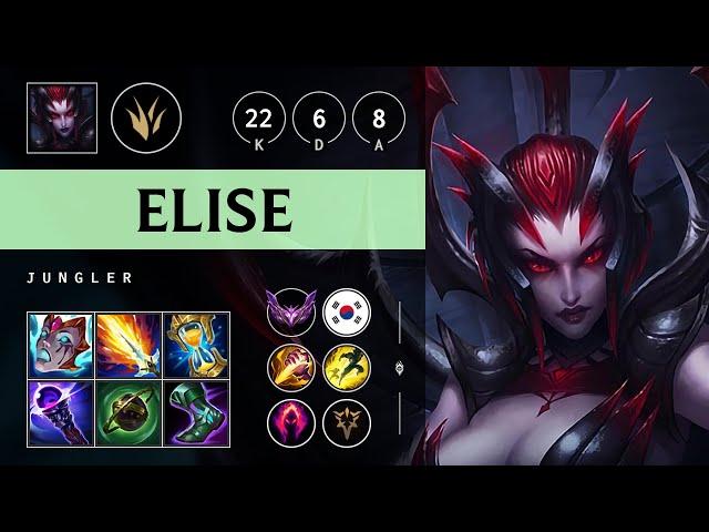 Elise Jungle vs Nidalee: Legendary - KR Master Patch 14.23