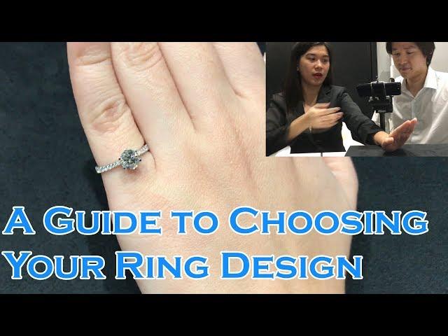 A Guide to Choosing your Diamond Engagement Ring Design |Classic Solitaire, Pave, 4 or 6 Prongs|