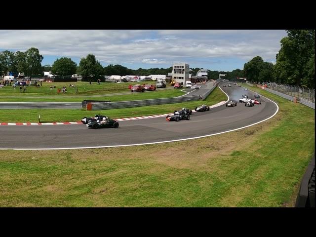 Oulton Park Gold Cup Crash, Sunday 31st July 2022