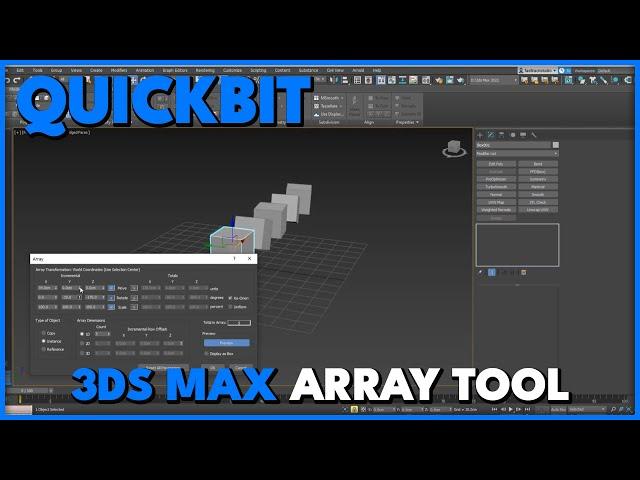 Quickbit - 3DS Max Array Tool