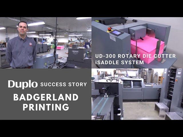 Duplo Success Story: Badgerland Printing