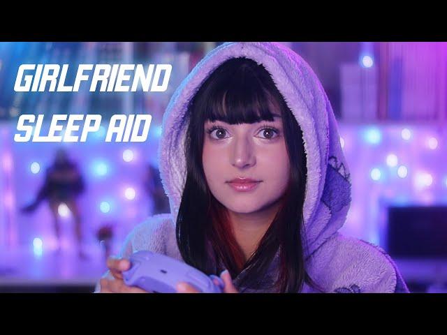 ASMR | Watch your Girlfriend Game (Sleep Aid, Button Sounds, Rambling)