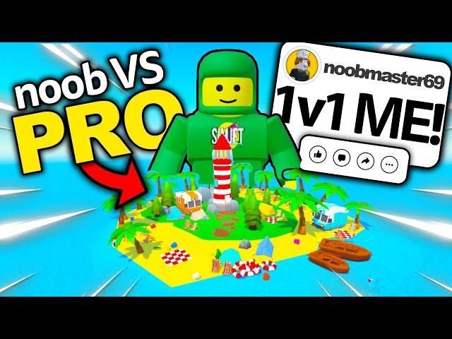 I Build Battled a Pro for $100 Robux! | Roblox