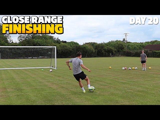 CLOSE RANGE FINISHING... (DAY IN THE LIFE OF A FOOTBALLER) | EP.20