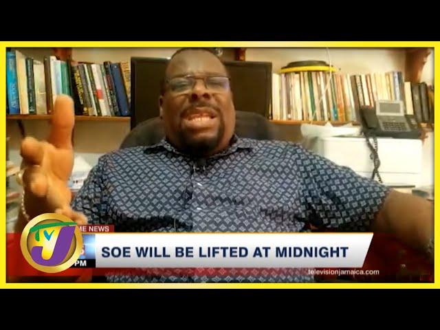 SOE in Jamaica Will be Lifted at Midnight | TVJ News - Nov 27 2021