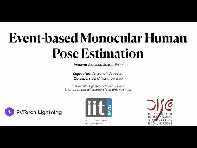 Event-Based Monocular Human Pose Estimation