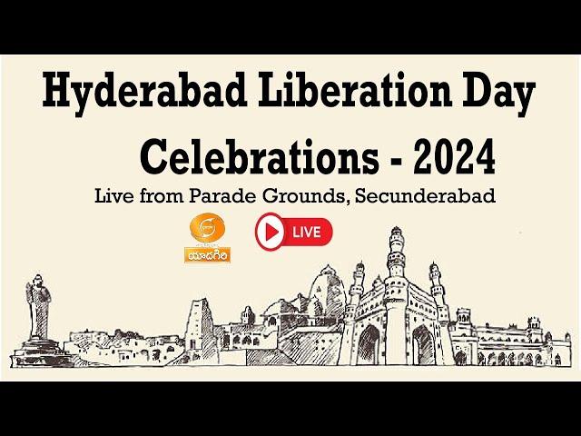 Hyderabad Liberation Day Celebrations - 2024 , Live From Parade Grounds , Secunderabad