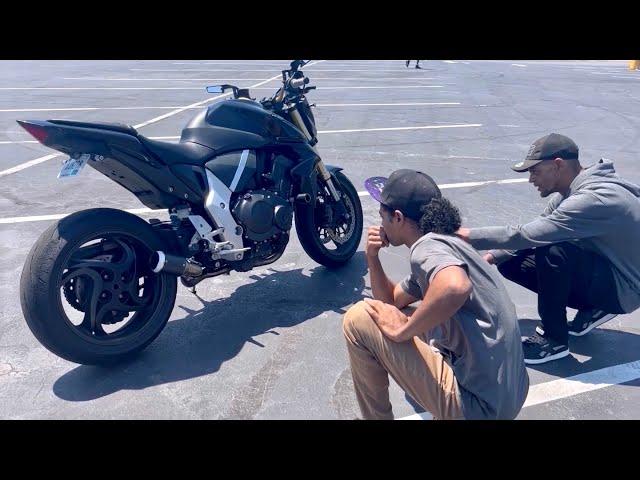  Guy Drives 3 Hours to let me Test Ride his Motorcycle (Honda CB1000R)