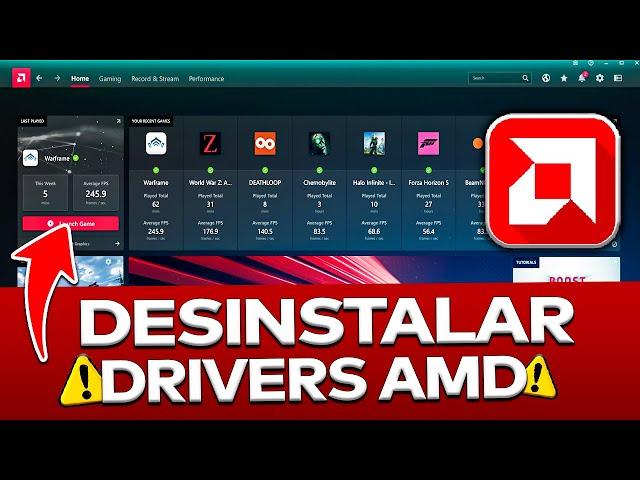 DESINSTALAR DRIVERS DE LA GPU AMD POR COMPLETO  FACIL Y RAPIDO