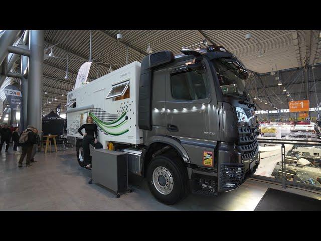 MEGA 4X4 CAMPER auf Arocs Gandalf II mit KCT HARTGLASFENSTER CMT Stuttgart 2024