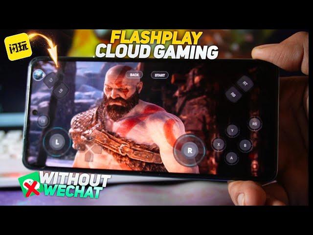 FlashPlay Cloud Gaming App - No WeChat Needed | Play AAA PC Games - God Of War 4 On Android