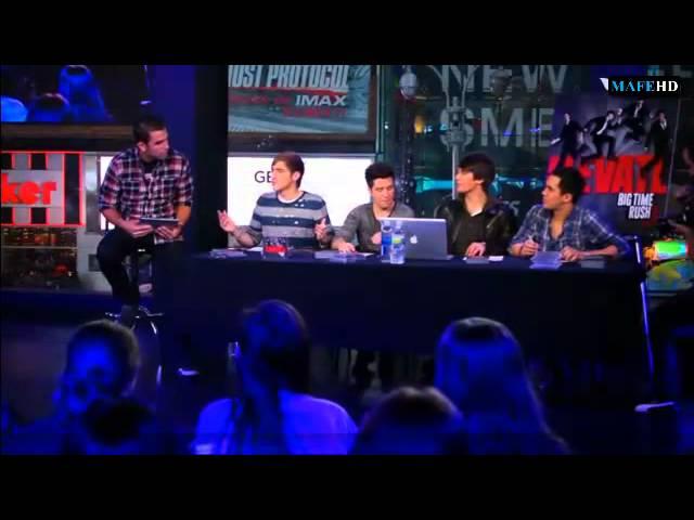 Big Time Rush Virtual Signing MTV Live Chat