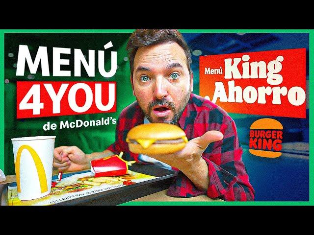 ¿CUAL ES MÁS BARATO? - MC DONALD´S VS. BURGER KING - ESPAÑA 