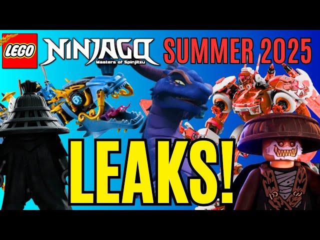 LEGO Ninjago Summer 2025 SET LIST LEAKED! Rontu, New Bounty, Fire Knight Mech, and MORE!