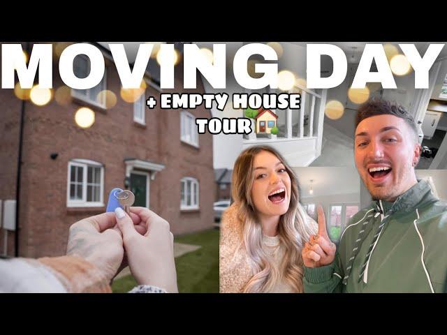 OUR NEW EMPTY HOUSE TOUR!! // MOVING DAY VLOG // NEW BUILD HOUSE TOUR!!