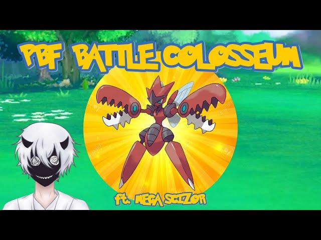PBF Battle Colosseum - MEGA SCIZOR SWEEPS THE GAME!!!