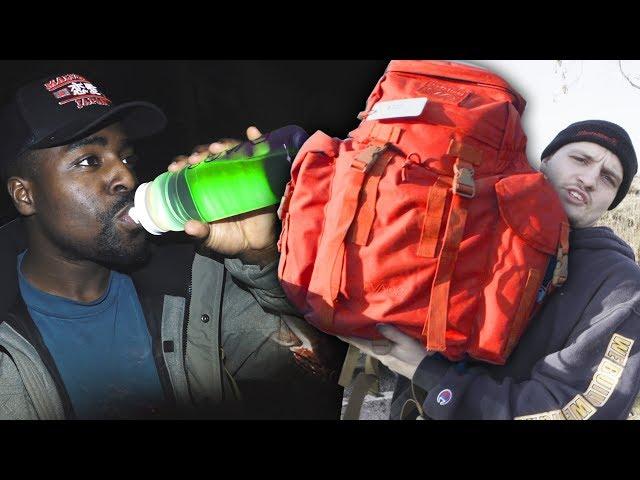 Surviving In The Wild With Emergency Survival Kit (goes very wrong)