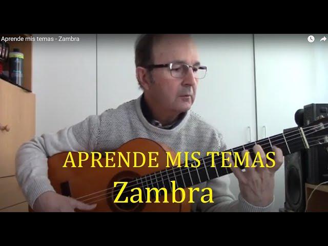 Aprende mis temas - Zambra