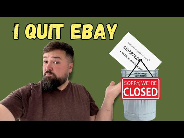 I Have officially shut down my 6 figure ebay store.. I quit ebay (Not Clickbait)