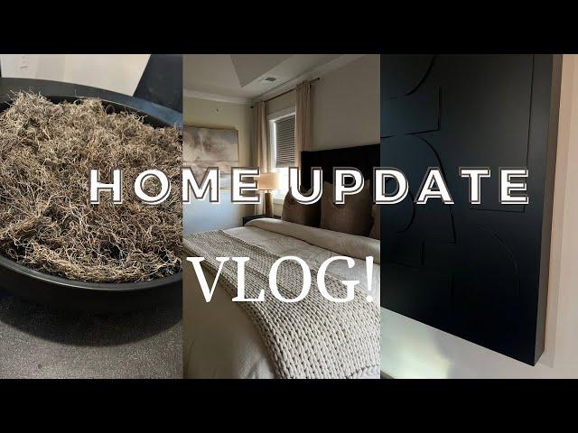 HOUSE TO HOME - HOME UPDATE : RH DELIVERY | NEW NEUTRAL COLOR RUG | NEW MODERN HOME DECOR