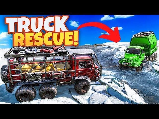 We Used MASSIVE Trucks to Tow Stuck Vehicles in The NEW Expeditions Update!