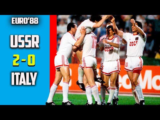 italy vs Ussr 0 - 2 Semi-Finals Euro 88