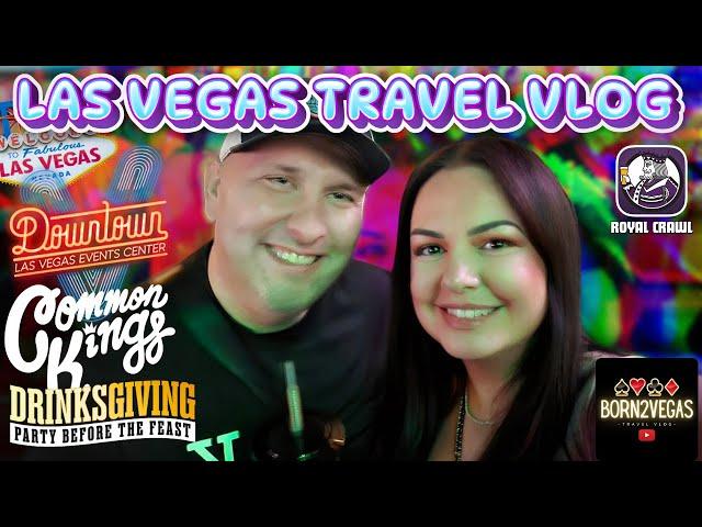 DRINKSGIVING CRAWL DOWNTOWN LAS VEGAS - Vegas Travel Vlog, Part 1 - Circa, Golden Gate - Fall 2024