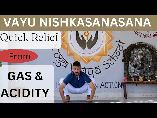 VAYUNISHKASAN ASANA | REMOVE GAS AND ACIDITY | QUICK RELIEF FROM GASS | @PrashantjYoga