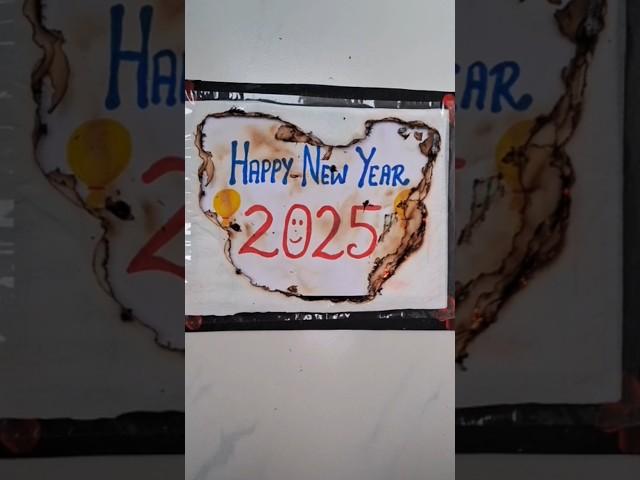 Happy new year  |fire card ||#viral #shorts #trending #handmade #Happynewyear #comingsoon