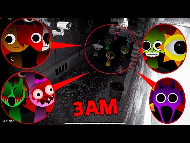 DONT PLAY SPRUNKI INCREDIBOX HORROR AT 3AM! | CURSED SPRUNKI CHARACTERS CAME TO MY HOUSE